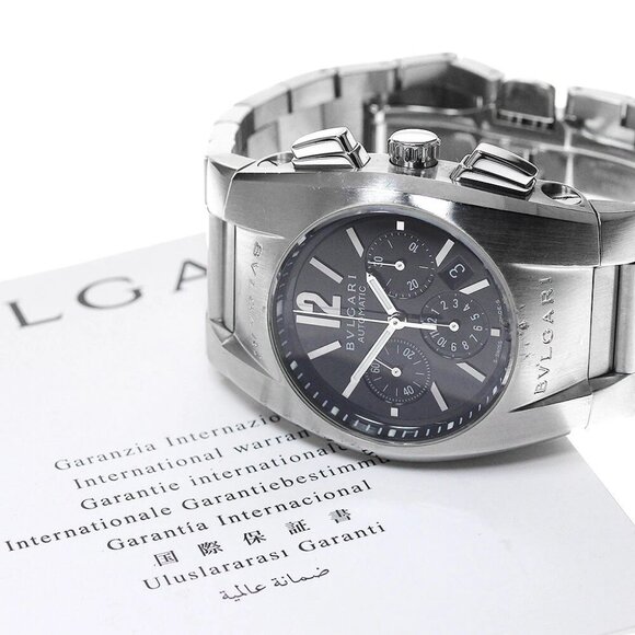 BVLGARI Elgon Chronograph Black Dial Automatic Boy\'s Watch_860063 main image 6